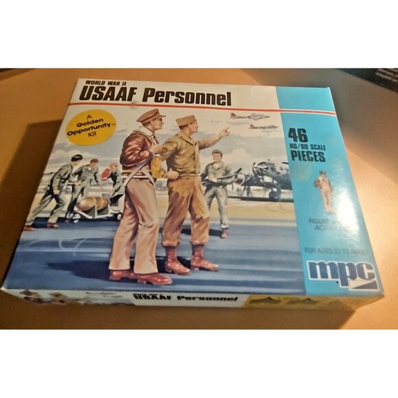 MPC 1/72 USAFF Personnel World War II Figures 46 pcs #1-6009 1982 - Picture 1 of 8
